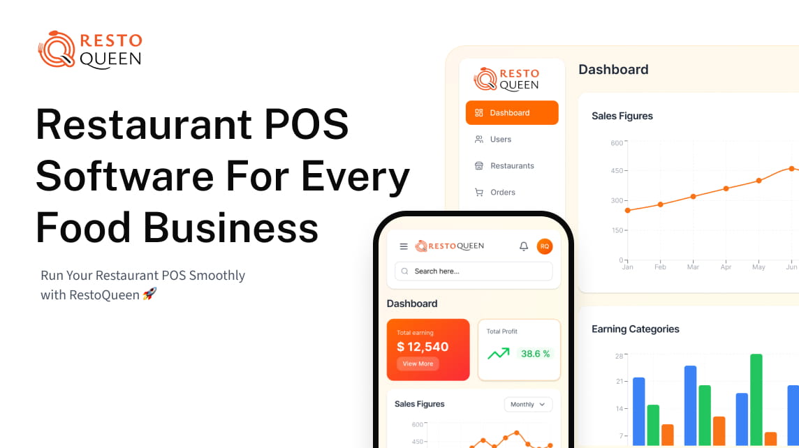 bpa pos solutions | restaurant menu management:... Restaurant Menu Management Software | RestoQueen POS